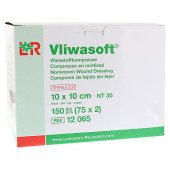 VLIWASOFT Vlieskompressen 10x10 cm steril 4l. (PZN 6325588)