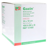 Gazin Mullkompressen 10x10 cm steril 8fach (PZN 3449060)