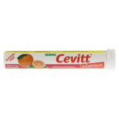 HERMES Cevitt+Calcium Blutorange Brausetabletten (PZN 1846621)
