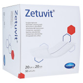 ZETUVIT Saugkompressen unsteril 20x20 cm (PZN 1981661)