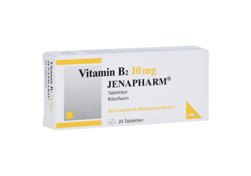 Vitamin B2 10mg JENAPHARM (PZN 2452060)