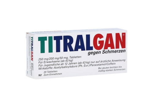 TITRALGAN gegen Schmerzen (PZN 2653278)