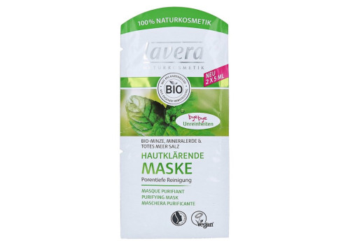 LAVERA hautklärende Maske Minze 4sprachig (PZN 12657515)