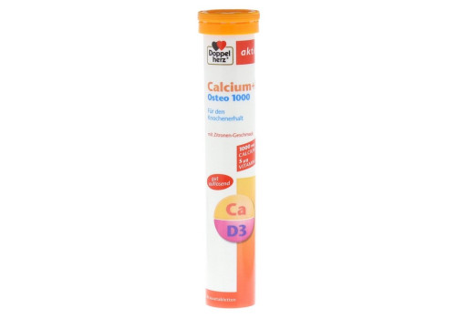 DOPPELHERZ Calcium+D3 Osteo 1.000 Brausetabletten (PZN 5114122)