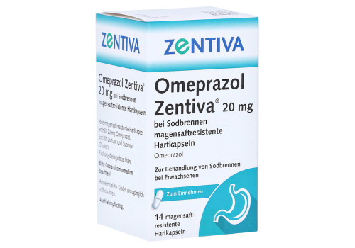 Omeprazol Zentiva 20mg bei Sodbrennen (PZN 10541926)