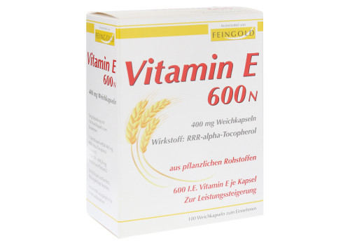 VITAMIN E 600 N Weichkapseln (PZN 11526165)