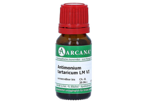 ANTIMONIUM TARTARICUM LM 6 Dilution (PZN 7539216)