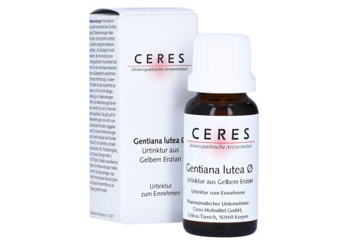CERES Gentiana lutea Urtinktur (PZN 12724921)