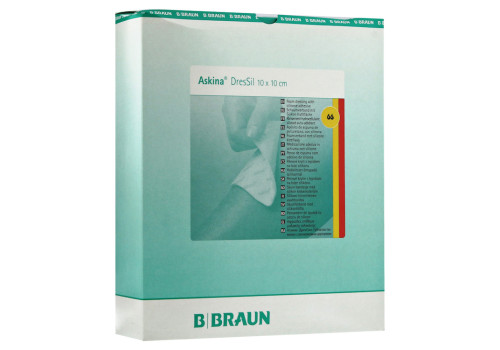 ASKINA DresSil Silikon Schaumst.Verb.10x10 cm (PZN 6489189)