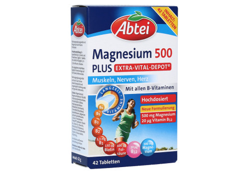 Abtei Magnesium 500 Plus (PZN 13423357)