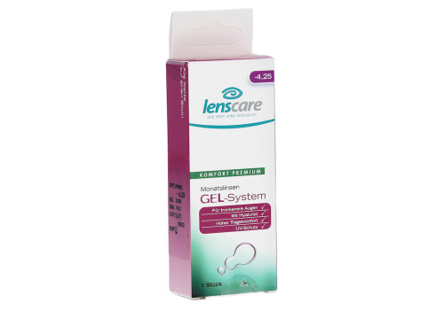 LENSCARE GEL-System Monatslinse -4,25 dpt (PZN 9442998)