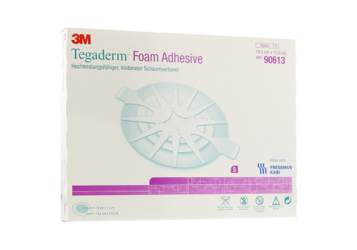 TEGADERM Foam Adhesive FK 14,3x15,6 cm oval 90613 (PZN 6917308)
