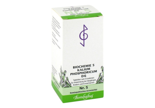 BIOCHEMIE 5 Kalium phosphoricum D 6 Tabletten (PZN 4325526)