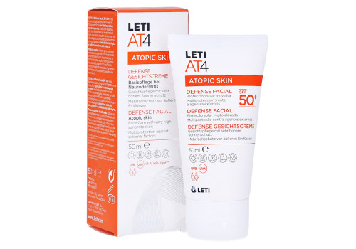 LETI AT4 Defense SPF 50+ Gesichtscreme (PZN 13898505)