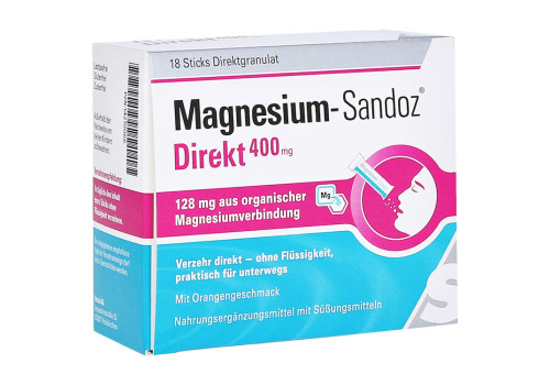 MAGNESIUM SANDOZ Direkt 400 mg Sticks (PZN 14210066)