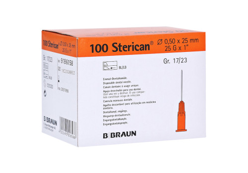 STERICAN Dentalkan.Luer 0,5x25 mm (PZN 2057990)