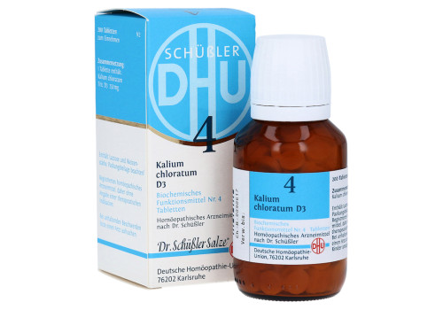 BIOCHEMIE DHU 4 Kalium chloratum D 3 Tabletten (PZN 2580527)