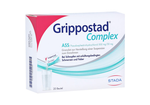 Grippostad Complex ASS/Pseudoephedrin 500mg/30mg (PZN 14820333)
