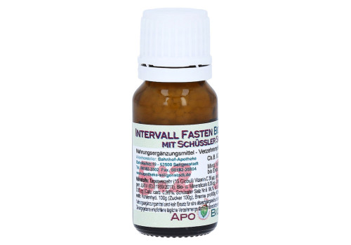 INTERVALL FASTEN 5:2 16:8 BioEnerg Globuli (PZN 15582545)
