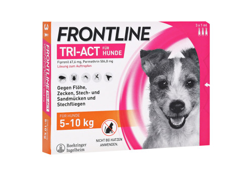 FRONTLINE Tri-Act Lsg.z.Auftropfen f.Hunde 5-10 kg (PZN 16359855)
