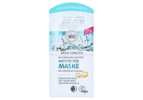 LAVERA basis sensitiv Anti-Falten Maske Q10 4spra. (PZN 12657550)