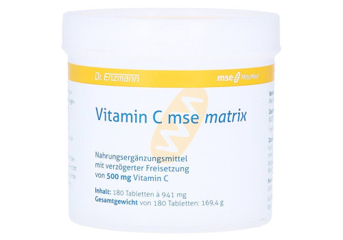 VITAMIN C MSE Matrix Tabletten (PZN 1046599)