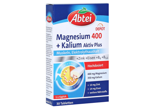 Abtei Magnesium+kalium Depot Tabletten (PZN 8878067)
