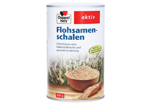 DOPPELHERZ Flohsamenschalen Pulver (PZN 12454290)