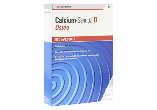 Calcium-Sandoz D Osteo 500mg/1000 I.E. (PZN 11586279)