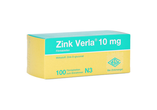Zink Verla 10mg (PZN 8912195)