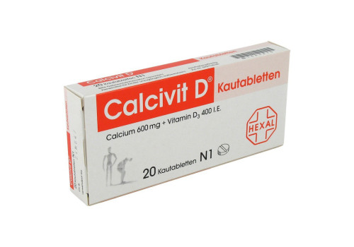 Calcivit D 600mg/400 I.E. (PZN 1364810)