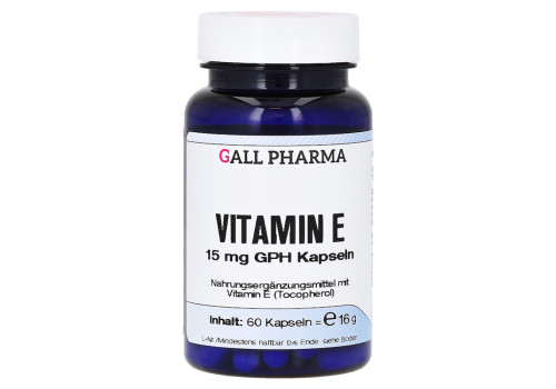 VITAMIN E 15 mg GPH Kapseln (PZN 4631938)