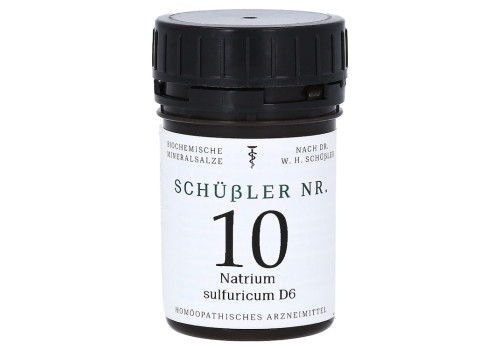 SCH√ЬSSLER Nr.10 Natrium sulfuricum D 6 Tabletten (PZN 13576865)
