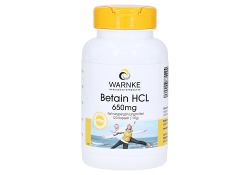 Betain HCL 650 mg Kapseln (PZN 12343722)
