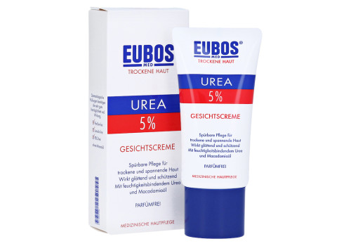 Eubos Trockene Haut Urea 5% Gesichtscreme (PZN 3447500)