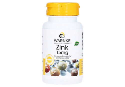 Zink 15 mg Tabletten (PZN 1355194)