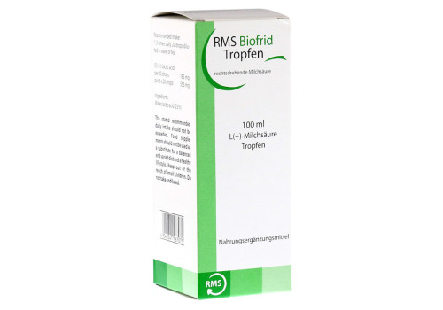 RMS Biofrid Milchs√§ure Tropfen rechtsdrehend (PZN 10132470)