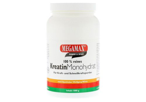 KREATIN MONOHYDRAT 100% Megamax Pulver (PZN 7345854)