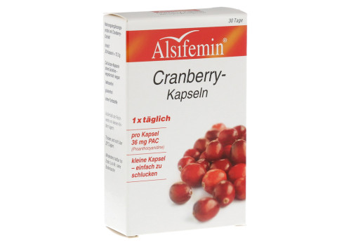 CRANBERRY 36 mg PAC Alsifemin Kapseln (PZN 5350199)
