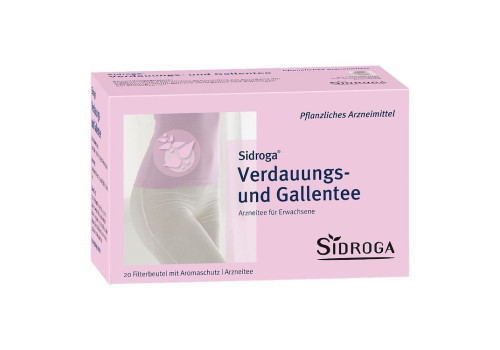 SIDROGA Verdauungs- und Gallentee Filterbeutel (PZN 10109229)