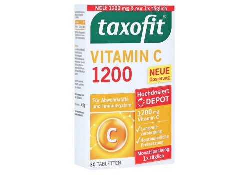 TAXOFIT Vitamin C 1200 Tabletten (PZN 16601167)