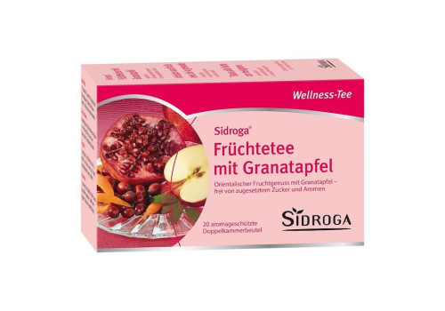 SIDROGA Wellness Früchtetee m.Granatapfel Filterb. (PZN 10354785)