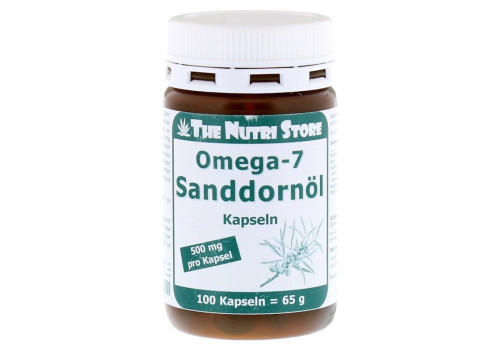 OMEGA 7 Sanddornöl 500 mg Bio Kapseln (PZN 134344)