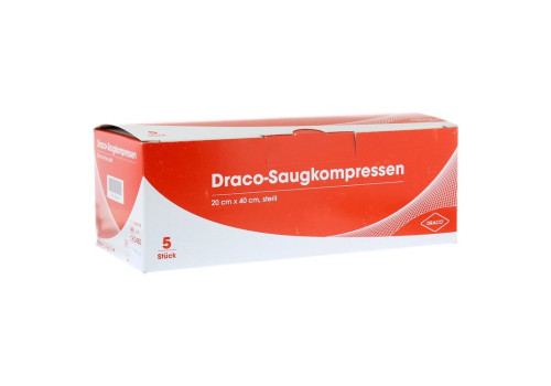 SAUGKOMPRESSEN steril 20x40 cm Draco (PZN 6563158)