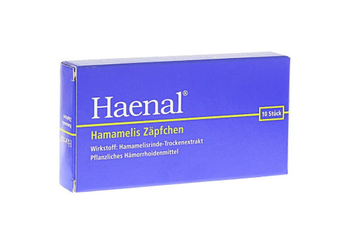 Haenal Hamamelis Zäpfchen (PZN 295567)