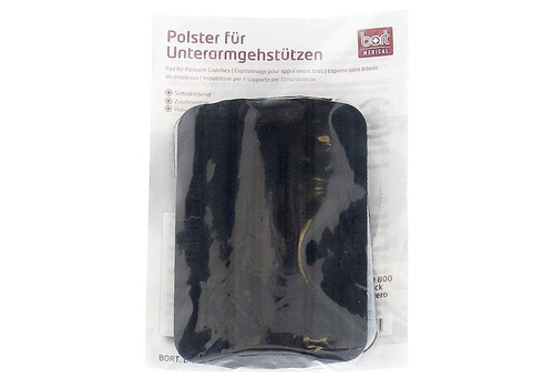 BORT Polster f.Unterarmgehstützen schwarz (PZN 7432582)