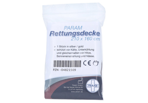 RETTUNGSDECKE gold/silber (PZN 4821509)