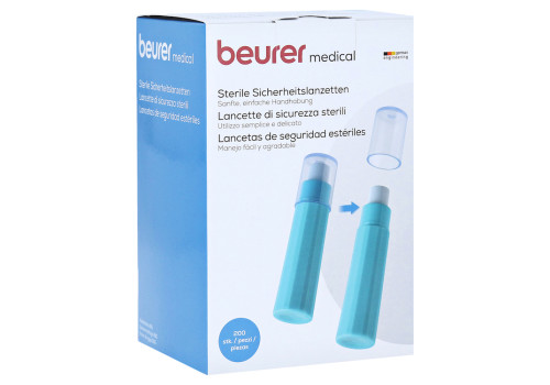 BEURER Sicherheitslanzetten steril 28 G 2,2 mm (PZN 15996548)