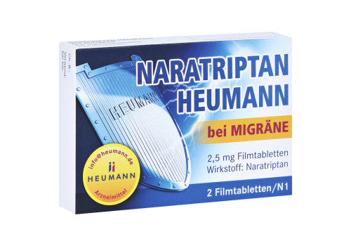 Naratriptan Heumann bei Migräne 2,5mg (PZN 9542263)
