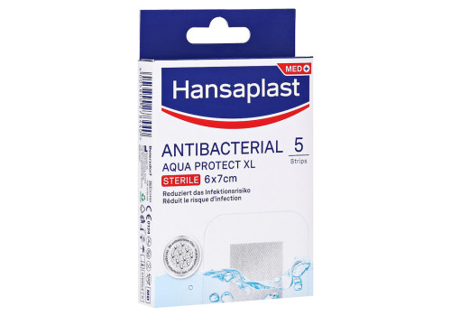 HANSAPLAST Aqua Protect Wundverb.antibakt.6x7 cm (PZN 16760109)
